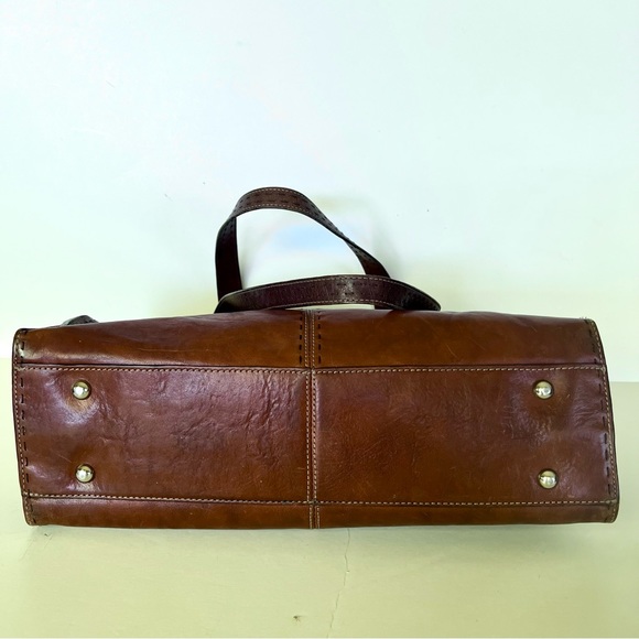 Fossil vintage leather tote - Picture 3 of 6